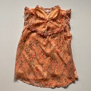 Lauren Conrad floral blouse